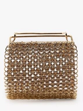 Zara Mesh Bracelet in Gold Tone